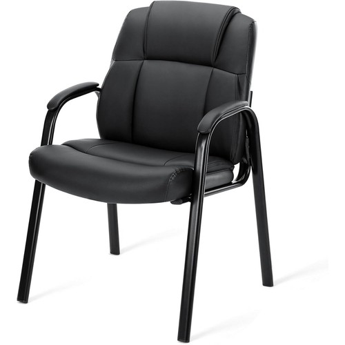 Leather guest chair with - guest,
