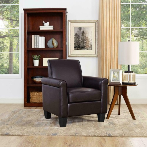 Modern leather accent arm - accent,
