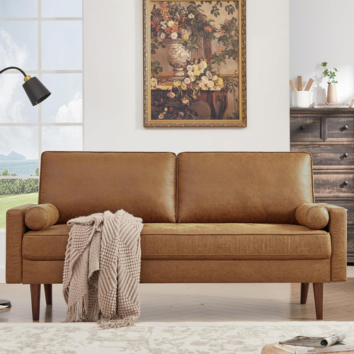 Genuine leather sofa seater - 3,