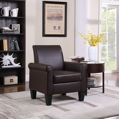 Modern faux leather accent - modern,
